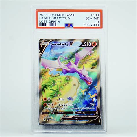 Aerodactyl alt art psa 10 - 2022 Pokemon Japanese Lost Abyss #111 FA Giratina V Alt Art PSA 10 GEM MINT. Fast and reliable. Ships from United States. US $5.50Secure delivery with signature confirmation. See details. This item is final sale and cannot be returned. See details. *No Interest if paid in full in 6 months on $99+.